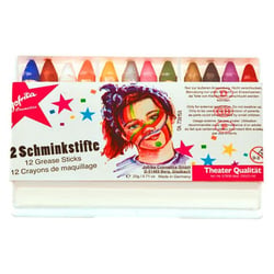 Boite de 12 crayons gras de maquillage - Graine Creative - Rouge