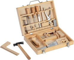 Mallette outils bois en métal 16 pièces - WDK GROUPE PARTNER