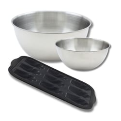 Set de 4 ustensiles de pâtisserie moule à gâteaux 2 bols et spatule Silicone fibre de verre Silicone fibre de verre Zenker  Silicone fibre de verre