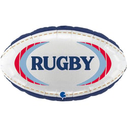 Ballon Aluminium Hélium Géant - Rugby 50 cm