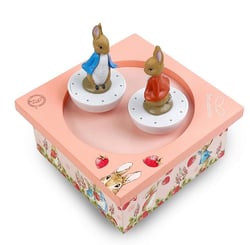 Boite à Musique Dancing Peter Rabbit Fraises - Trousselier - Rose