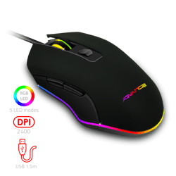 Souris Filaire De Gaming Rgb Gta 210 - Advance