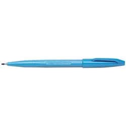 Lot de 12 stylos feutres PentelArts Sign Pen S 520 - Pointe acrylique 1,0 mm - Bleu ciel