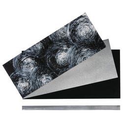Kit: Cire à décorer Deuil, noir / argent, couleurs assorties, 1 Set