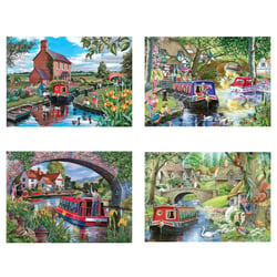 Puzzle 500 pièces - 4 Puzzles - Croiser les Canaux - HOP - House of Puzzles