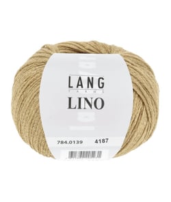 Pelote de lin à tricoter Lino - Lang Yarns 139 Jaune