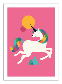 Affiche - To be a Unicorn - Andy Westface