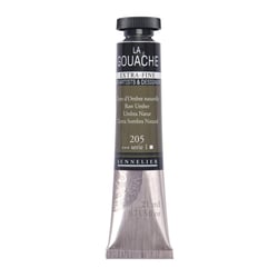 Gouache - Extra-fine - Terre d'ombre naturelle - 205 - Tube de 21ml - Sennelier