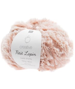 Pelote de fourrure Créative Petit Lapin Super Chunky - 100GR - Rico Design 02 Rose