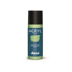 Peinture acrylique - Vert pastel - Tous supports - Opaque - Indélébile - Darwi - 80ml