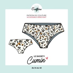 Patron Craftine Shorty Cumin - Format Papier