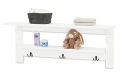 Etagere Murale Porte Manteau Emilia L 100 x P 18 x H 40 - Pinolino