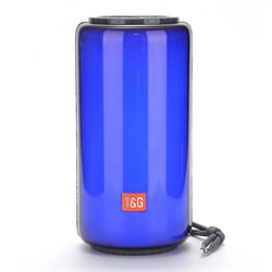 Mini Enceinte Bluetooth 10W Portable LED Lumineuse TWS Autonomie 2H Fonction Mains-Libres Gris YONIS