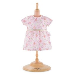 Robe rose poupon 30 cm - habit mon premier corolle - fpp31 (425)