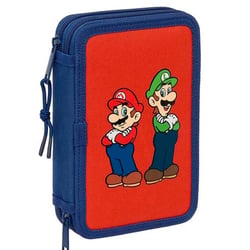 Trousse garnie Super Mario Mamma Mia 20 CM - 3 compartiments
