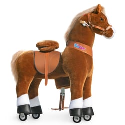 Poney marron avec sabots blanc - PonyCycle