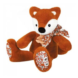 Doudou copains calins renard 25 cm - Doudou et Compagnie - Marron