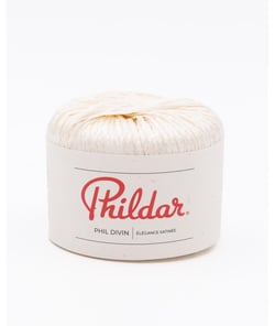 Fil à tricoter Phil Divin - Phildar Craie écru