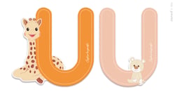 Lettre U Sophie la Girafe - Janod