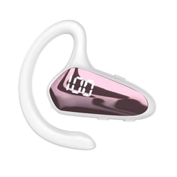 Ecouteurs Bluetooth Affichage LED Réduction Bruit Étanche Confortables 10m Rose YONIS