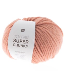 Laine à tricoter Essentials Super Chunky 50 gr - Rico Design 06 Rose