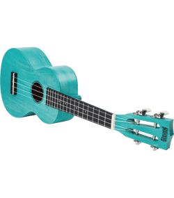 Mahalo - Ukulélé acoustique Island Series - Concert - Aqua Blue - Housse incluse