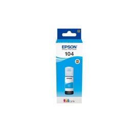 EPSON Kit de Remplissage d'Encre Epson EcoTank 104 - Cyan - Jet d'encre - 7500 Pages - 1 Unit(s) (C13T00P240)