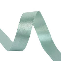 Bobine 40m ruban satin double face fabriqué en France vert kaki clair