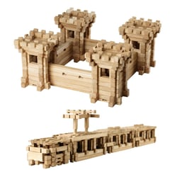 Jeu de construction en bois Fortification 282 pièces  Igroteco