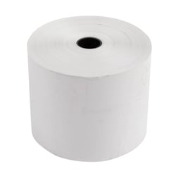 Bobine pour tickets de caisse 60x80mm - 76m - 1 pli thermique 55g/m2. - Blanc - x 30 - Exacompta