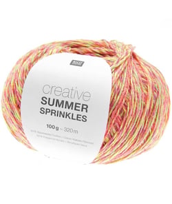 Pelote de coton Creative Summer Sprinkles - 100Gr - Rico Design 008 Rose Neon pink