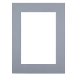Passe-partout gris 30x40 cm ouverture 20x30 cm