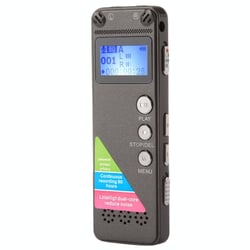 Dictaphone Portable 8GB Avec Lecture MP3 Et Micro Intégré YONIS