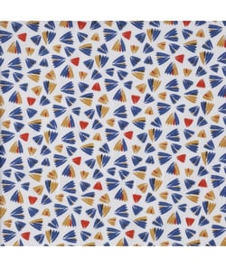 Tissu coton Eventail Zanteme de 150 cm de largeur Multicolore vendu par 50 cm