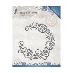 Die matrice de découpe embossage Amy Design SNOW FLAKE SWIRL ROUN 10122