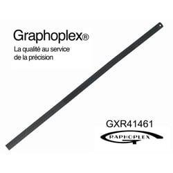 Graphoplex - Réglet acier épais ép = 1mm l = 24mm L = 100cm