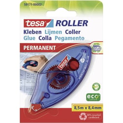 Roller de colle - Permanente - 8,5mx8,4mm - Papier, photo, carton - TESA
