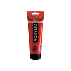 Peinture Acrylique en tube - Rouge naphtol moyen - 396 - Amsterdam - 250ml