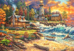 Puzzle 1000 pièces - Chuck Pinson - Providence by the Sea - Grafika