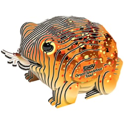 Eugy 3D Modèle: ANIMAL SAUVAGE / CRAPAUD DU DÉSERT 5,7x4,8x4,1cm, en carton, en boîte, 6+