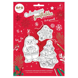 Noel   3 coloriages gonflables a suspendre