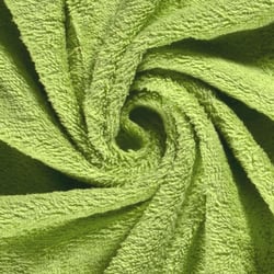 Tissu Eponge légère 340 g/m² uni Vert pomme