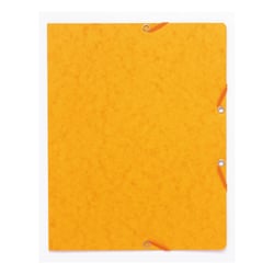 Chemise à élastique sans rabat carte lustrée 350gm2 - A4 - Jaune - x 50 - Exacompta