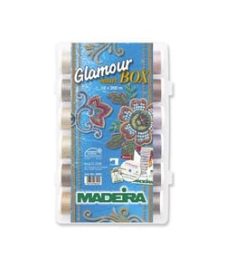 Coffret de fil à broder Madeira Glamour N°12 Multicolore