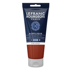 Peinture acrylique - Ocre rouge - 306 - Fine - Lefranc Bourgeois - Tube 80ml