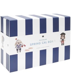 Coffret Ricorumi Spring CAL 2024 - Kit numéro 1 - Rico Design Bleu/Blanc rayé
