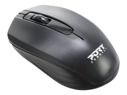 PORT Connect Souris sans fil 2.4 GHz USB-A & USB-C ambidextre optique 1000 DPI noire