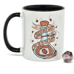 Glassstaff - Pack mug avec dés D20 Coffee Potion
