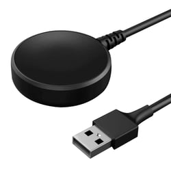 Avizar Câble de charge magnétique pour Samsung Galaxy Watch 4 et 3 Charge sécurisée Noir