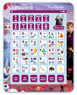 Tablette Éducative bilingue La Reine des Neiges en français et en anglais